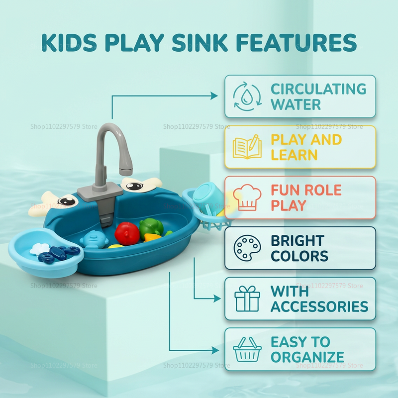 مجموعة مطبخ لعب للأطفال مع غسا - مراجعة Kids Outdoor Venues وسعره