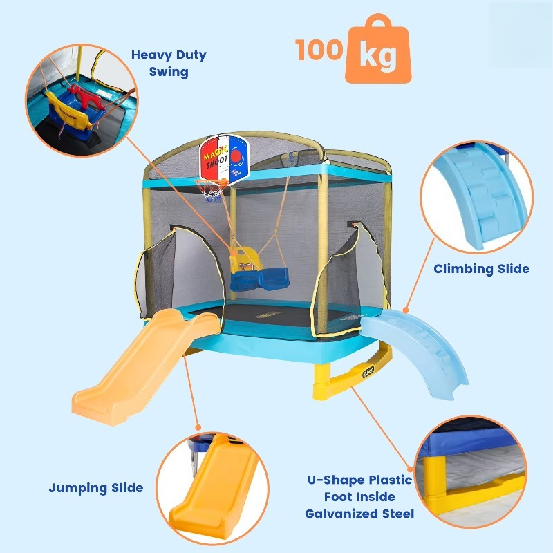 ترامبولين للأطفال للاستخدام ال - مراجعة Kids Outdoor Trampoline وسعره
