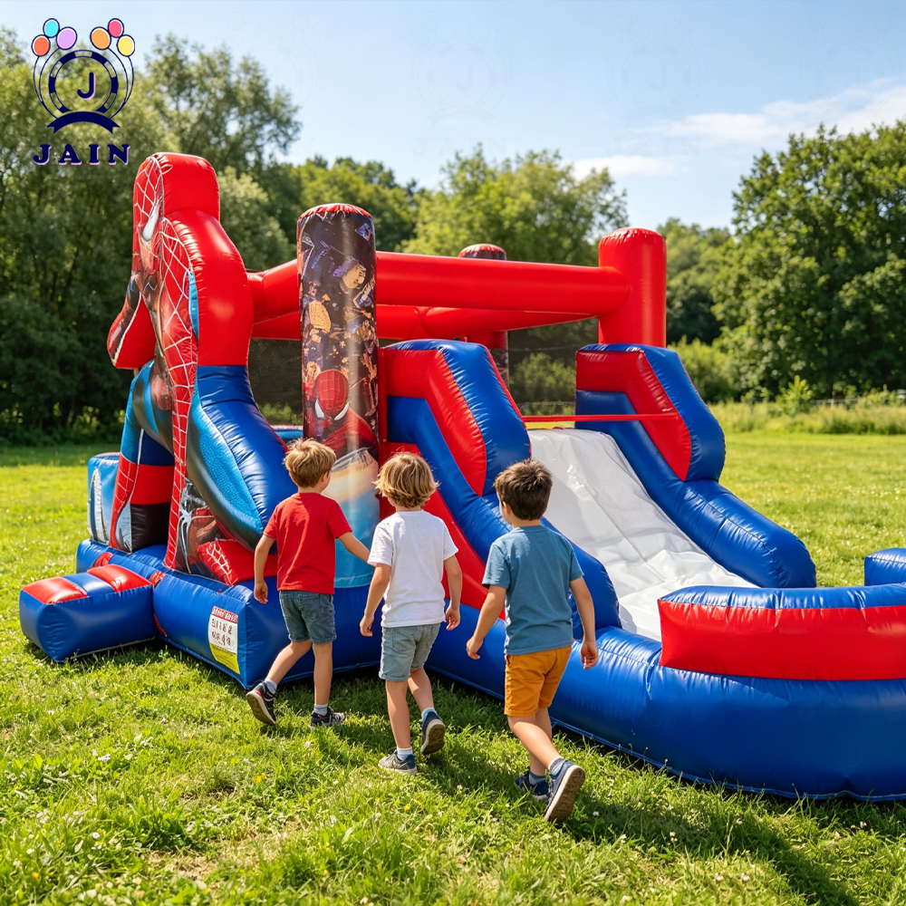 منزل قابل للنفخ بطول 20 قدم/13 - مراجعة Kids Outdoor Trampoline وسعره