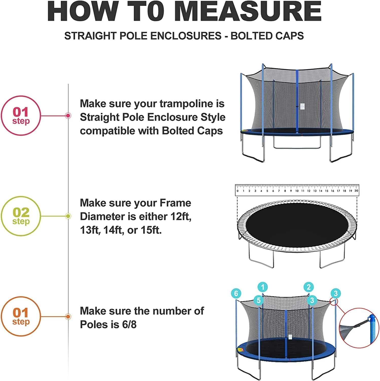الترامبولين شبكة آمنة 6FT/8FT/ - مراجعة Kids Outdoor Trampoline وسعره