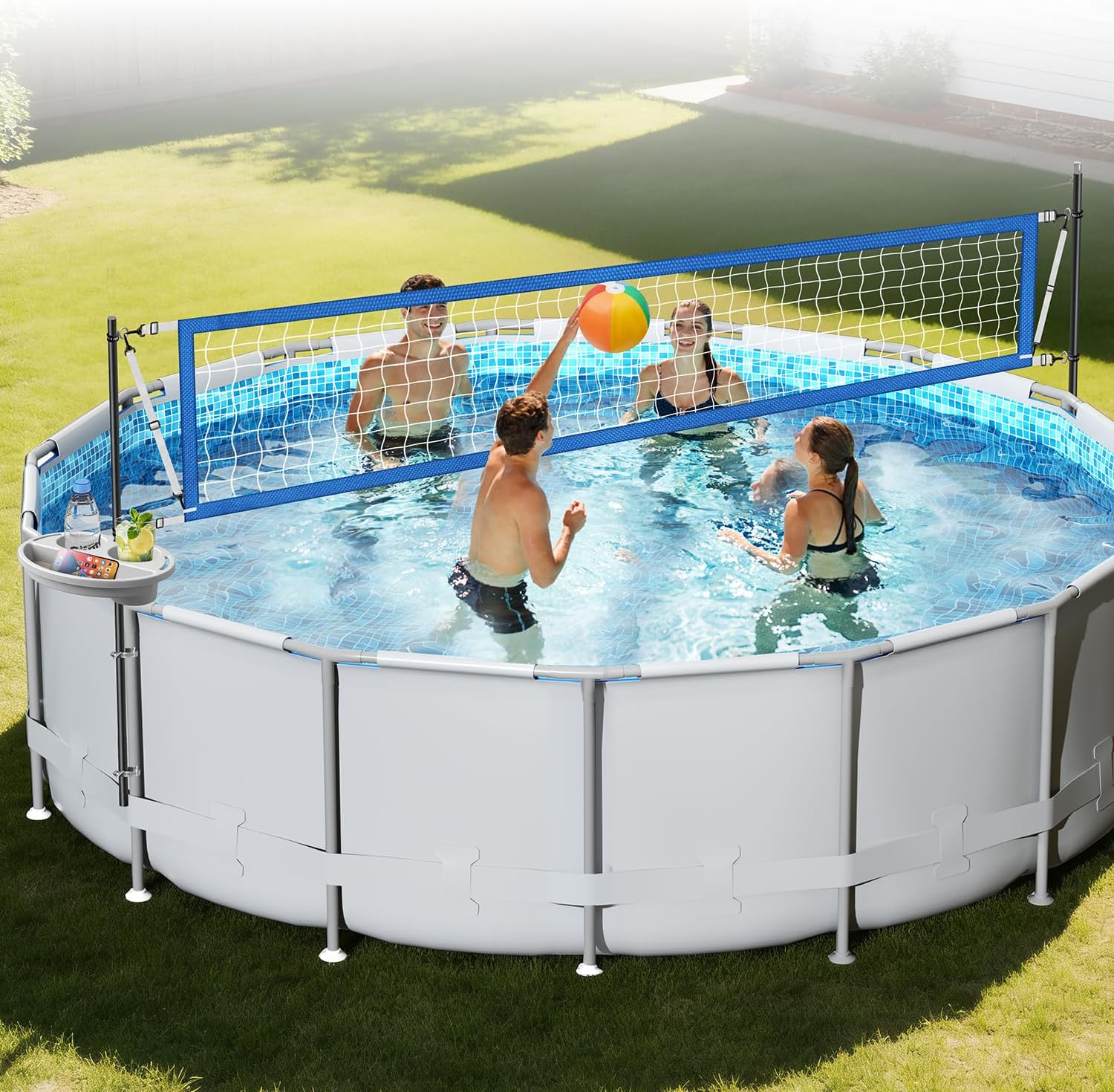 مجموعة شبكة كرة الطائرة للمساب - مراجعة Kids Outdoor Volleyball Net وسعره