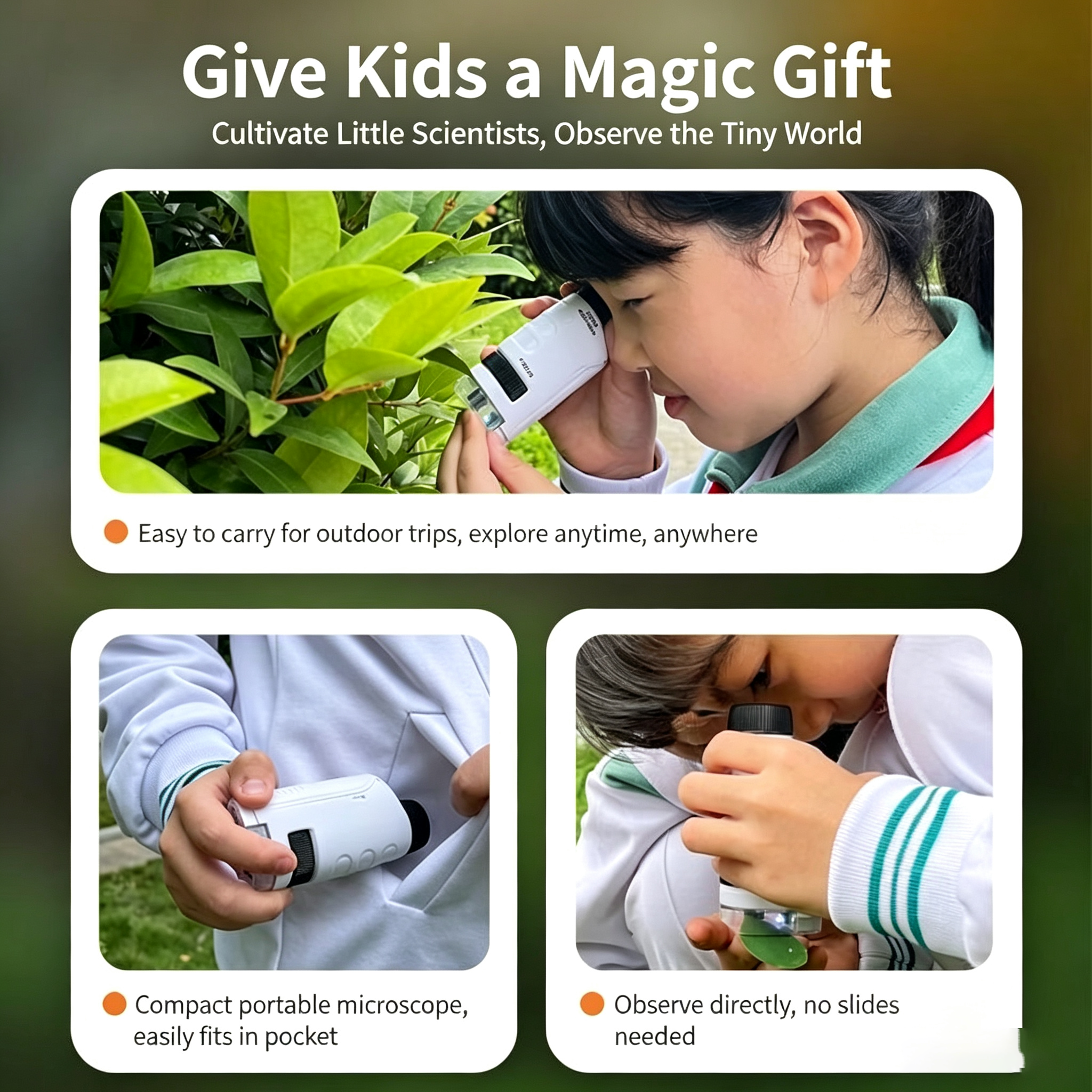 مجهر محمول للأطفال، لعبة استكش - مراجعة Kids Outdoor Explorer Kit وسعره